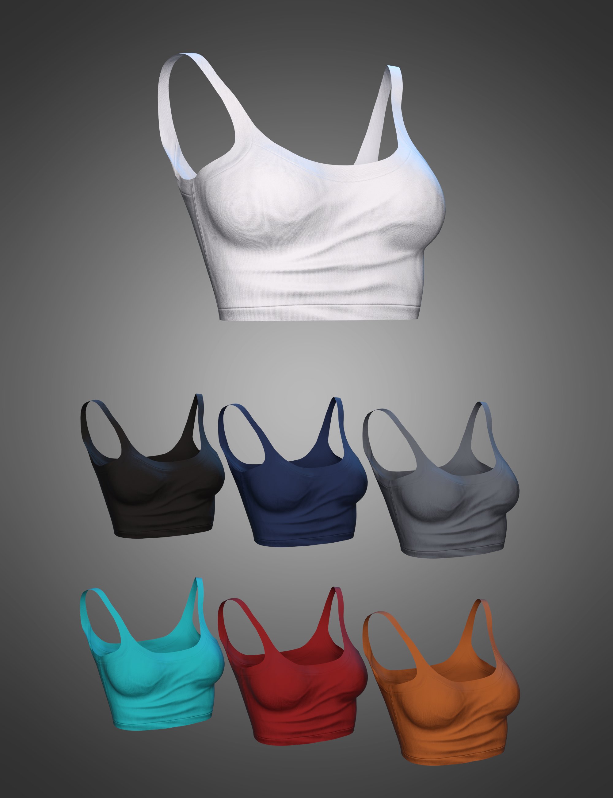 Girls Baseball Style dForce Top for Genesis 8 and 8.1 Females by: fefecoolyellow, 3D Models by Daz 3D