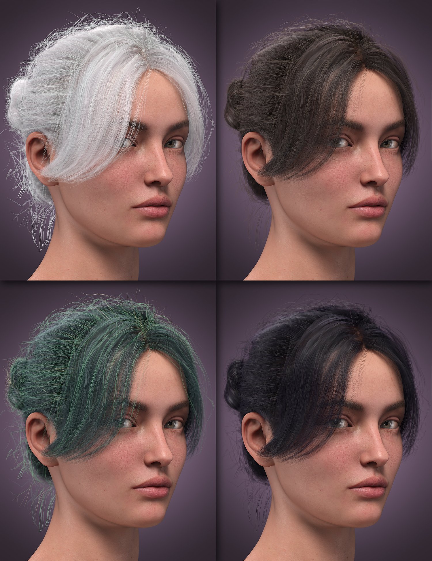 dForce Loose Updo Hair for Genesis 8 Female dForce Loose Updo Hair for Genesis 8 Female by: Nirvana, 3D Models by Daz 3D