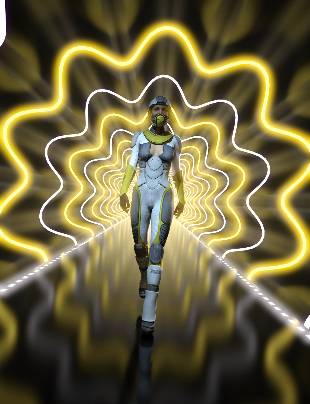 Cyber Tunnels by: Merlin Studios, 3D Models by Daz 3D