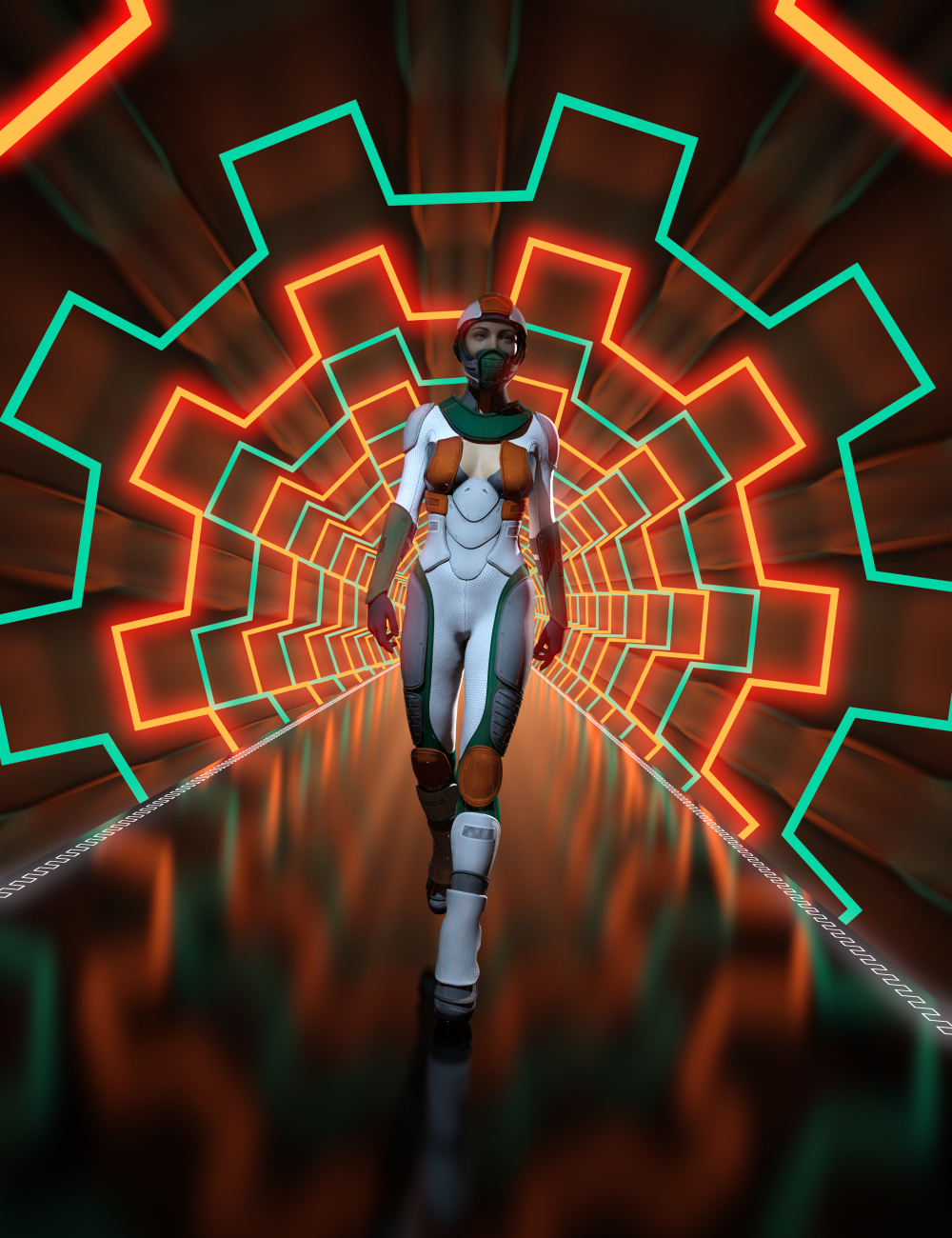 Cyber Tunnels by: Merlin Studios, 3D Models by Daz 3D
