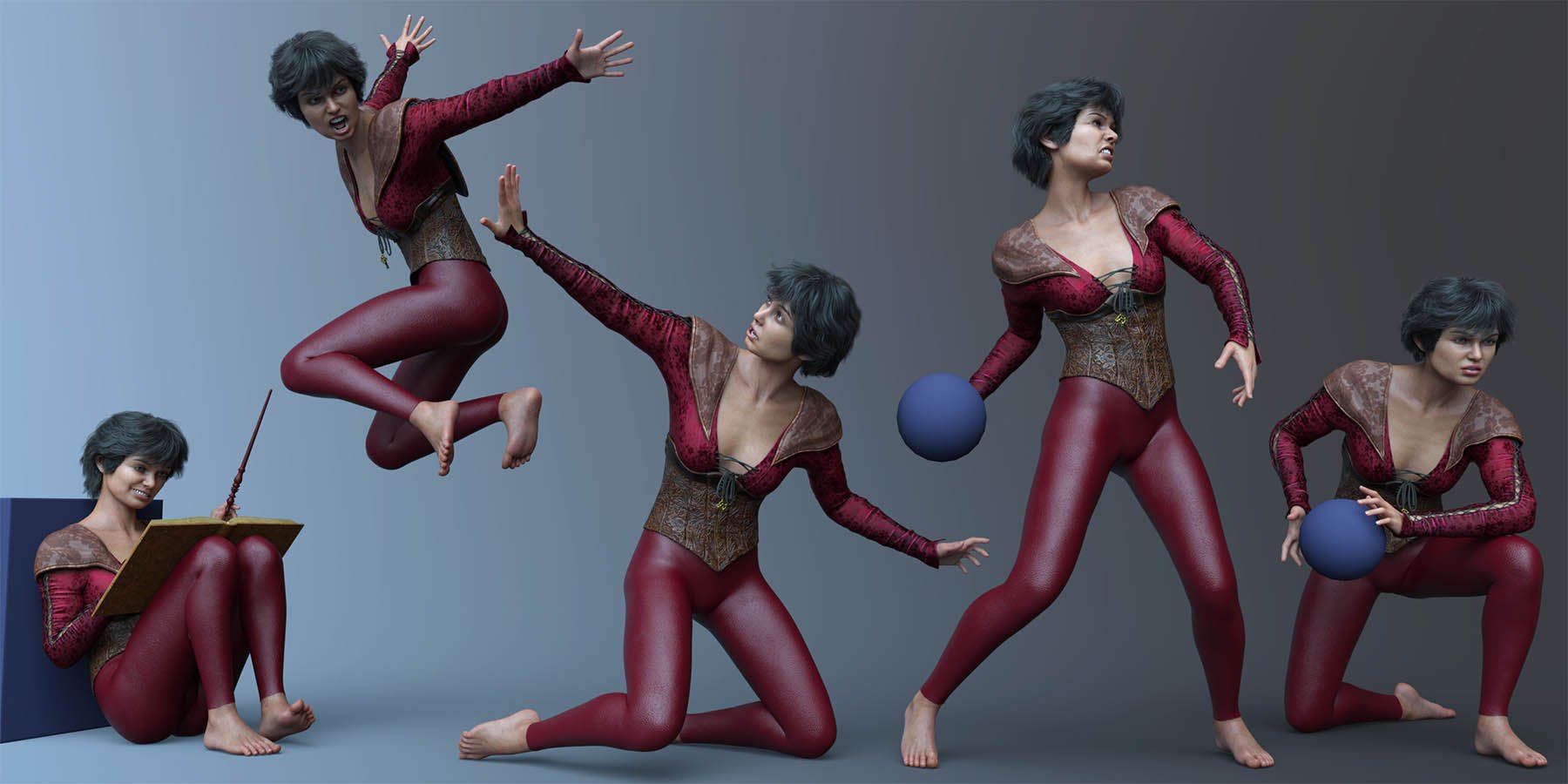 CDI Apprentice Poses for Arcadia 8.1 CDI Apprentice Poses for Arcadia 8.1 by: Capsces Digital Ink, 3D Models by Daz 3D