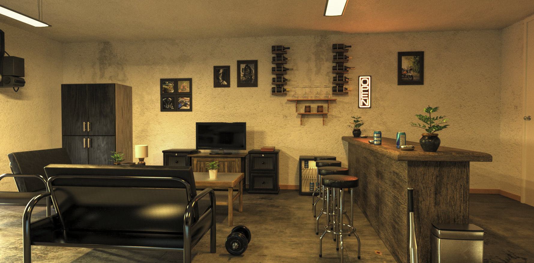 PS Caveman Garage by: PAN Studios, 3D Models by Daz 3D