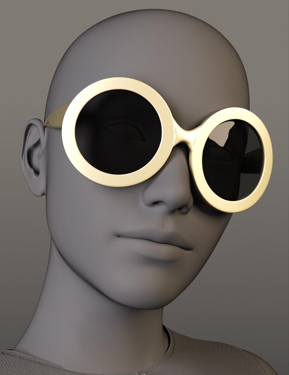 Minimalist Maxi Sunglasses for Genesis 8 and 8.1 Females by: 3DStyle, 3D Models by Daz 3D