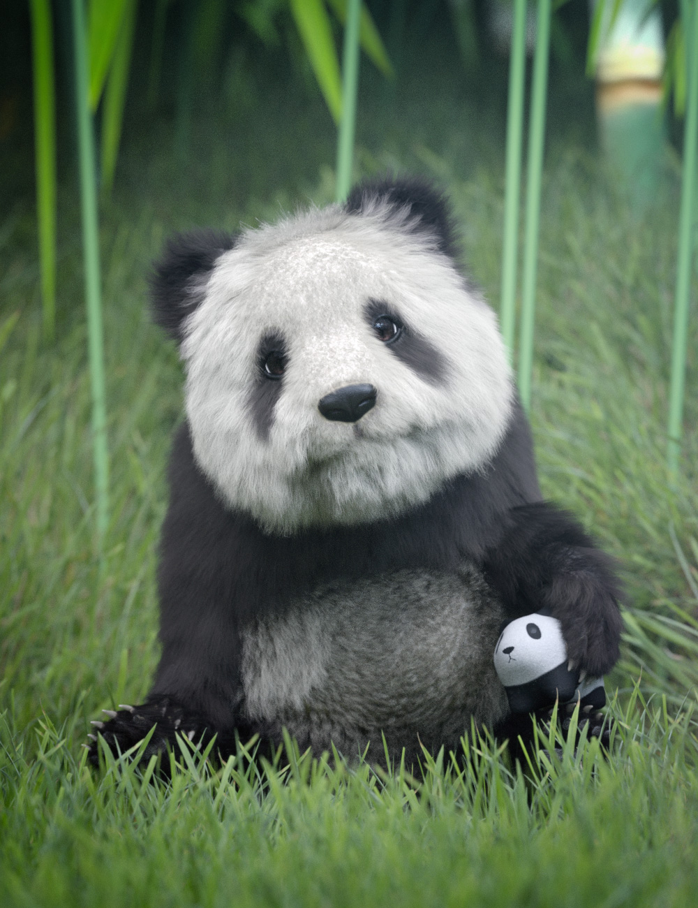 Roly the Panda by: Hypertaf, 3D Models by Daz 3D