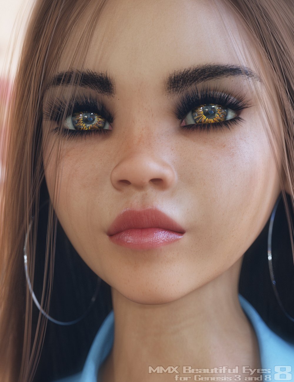 MMX Beautiful Eyes 8 for Genesis 3, 8, and 8.1 by: Mattymanx, 3D Models by Daz 3D