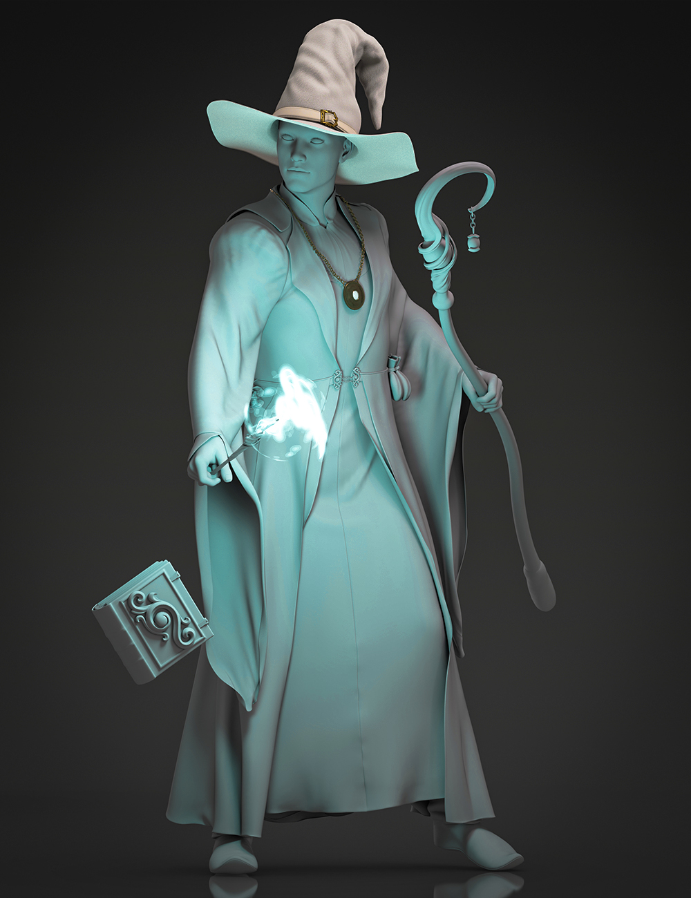 King's Magister Hat for Genesis 8 and 8.1 Males by: Anna BenjaminBarbara BrundonUmblefugly, 3D Models by Daz 3D