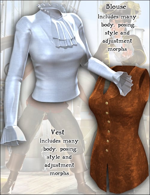 V4 Buccaneer V4 Buccaneer by: Ravenhair, 3D Models by Daz 3D