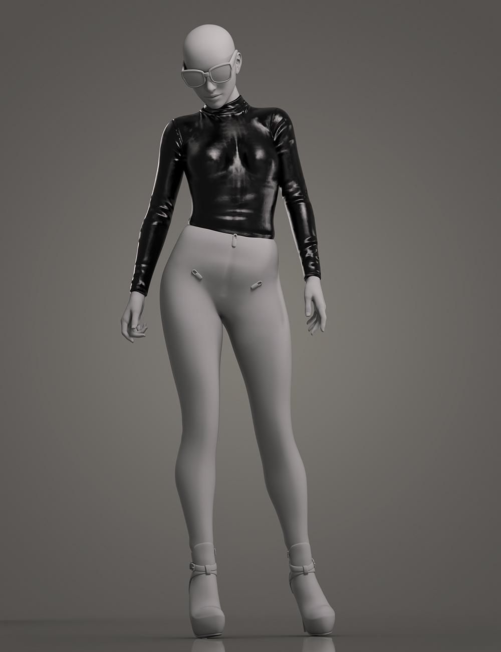 Gothic Style Outfit V4 Jacket for Genesis 8 and 8.1 Females by: fjaa3d, 3D Models by Daz 3D