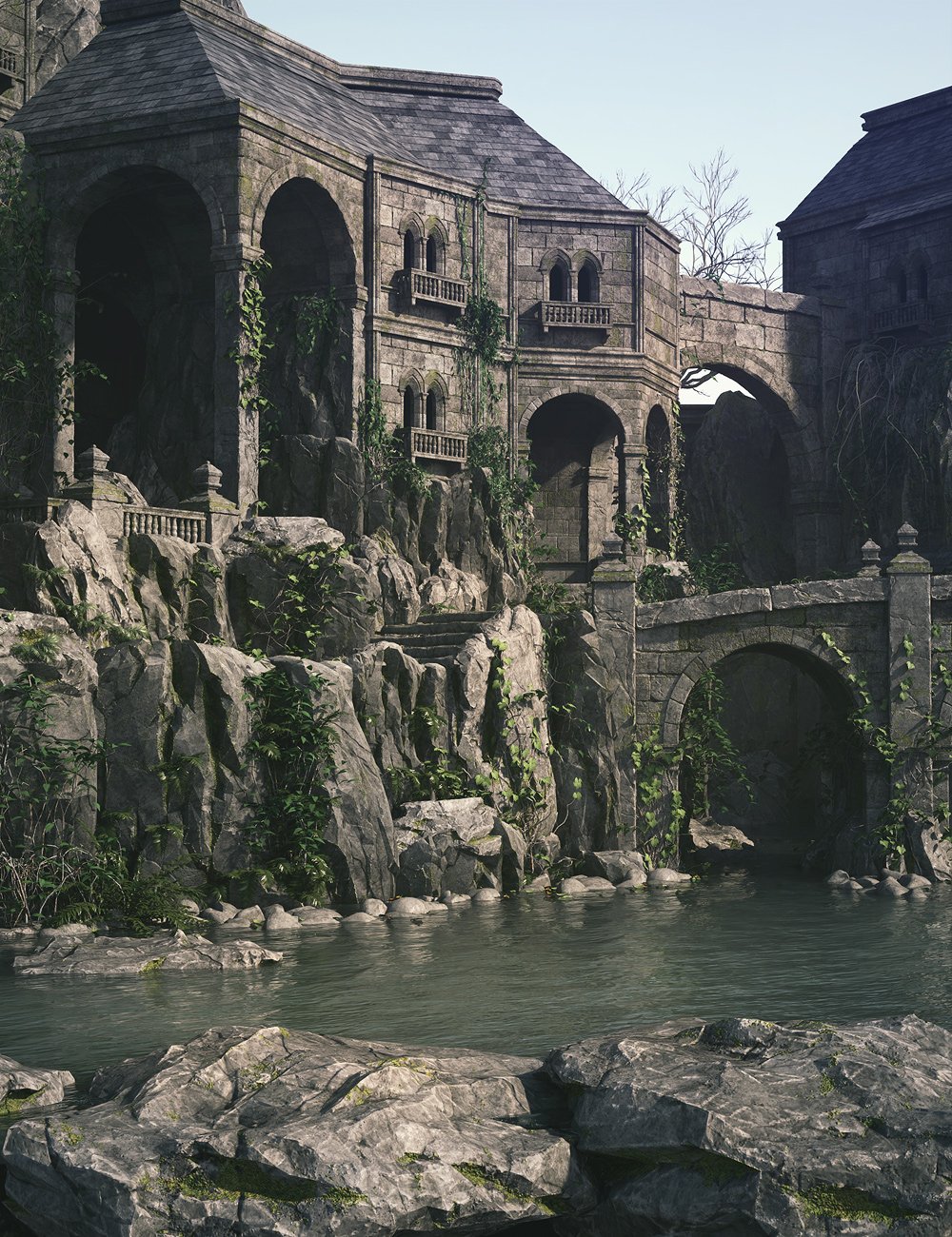 The Mystic Gorge by: Stonemason, 3D Models by Daz 3D