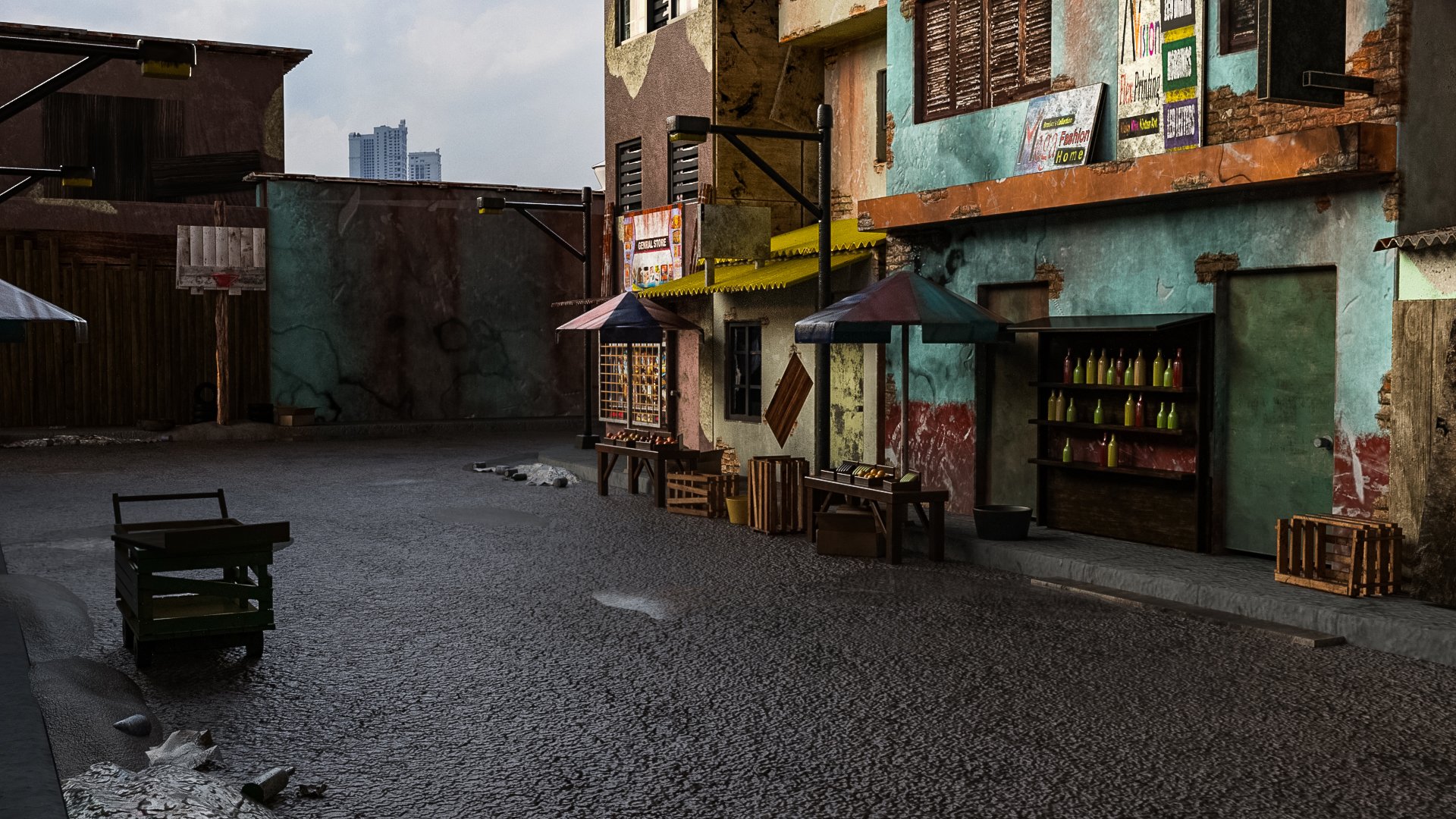Street of Tondo by: bituka3d, 3D Models by Daz 3D