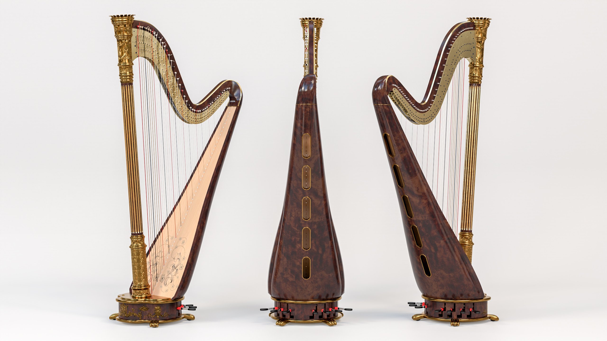 Concert Harp and Poses for Genesis 8 and 8.1 Concert Harp and Poses for Genesis 8 and 8.1 by: Protozoon, 3D Models by Daz 3D