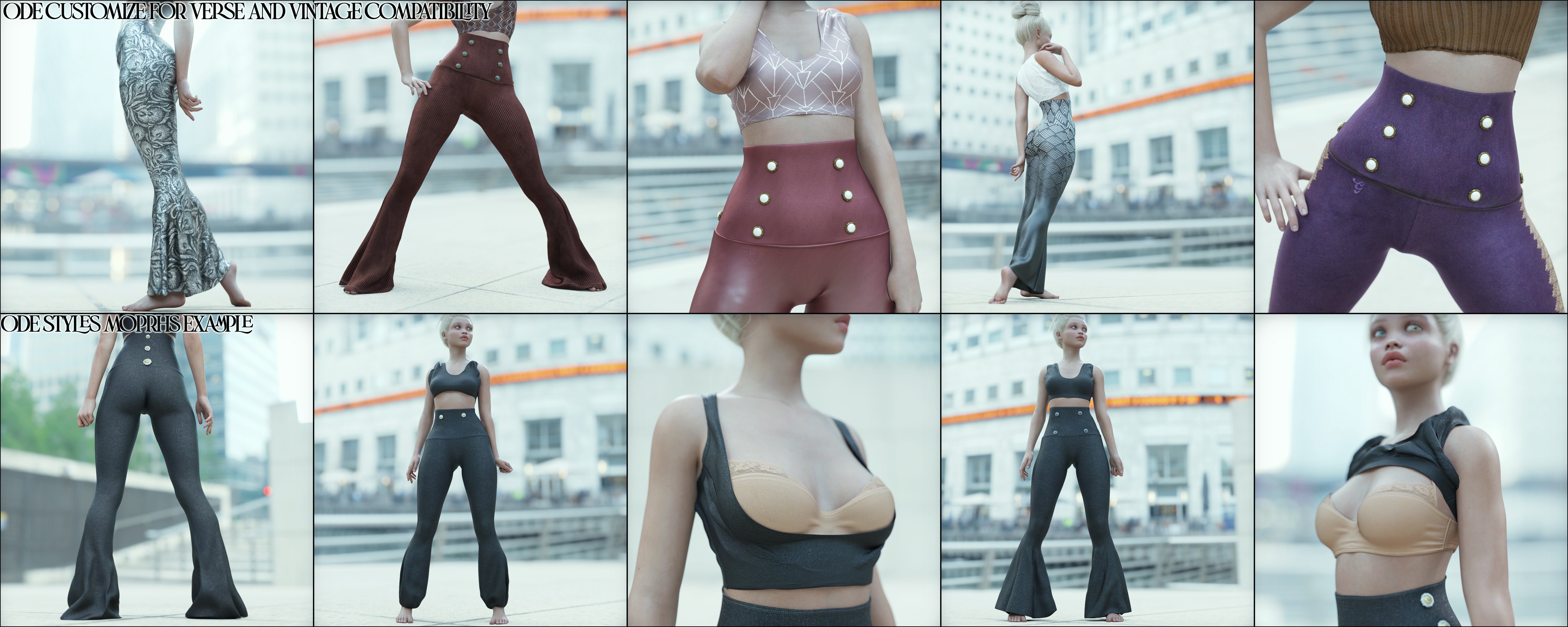Verse Ode Outfit for Genesis 8 and 8.1 Females by: Aeon Soul, 3D Models by Daz 3D
