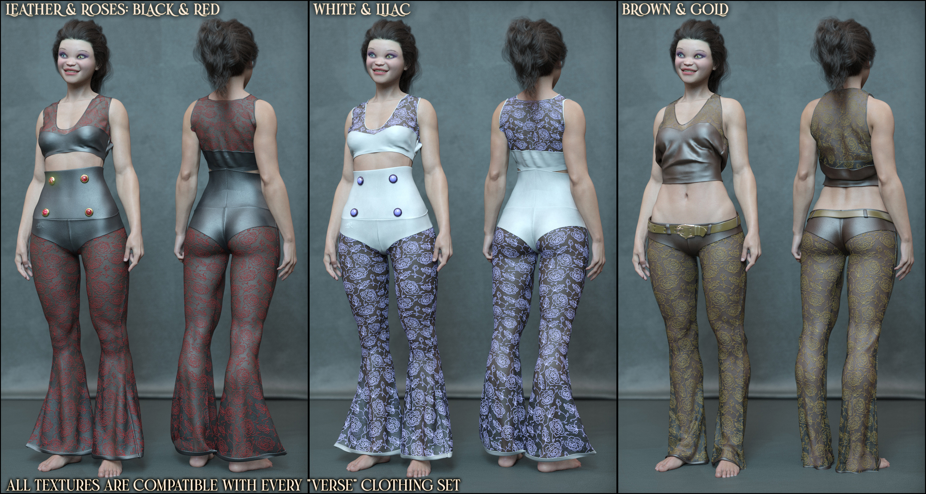 Soirée Styles for Verse Clothing Sets by: Aeon Soul, 3D Models by Daz 3D