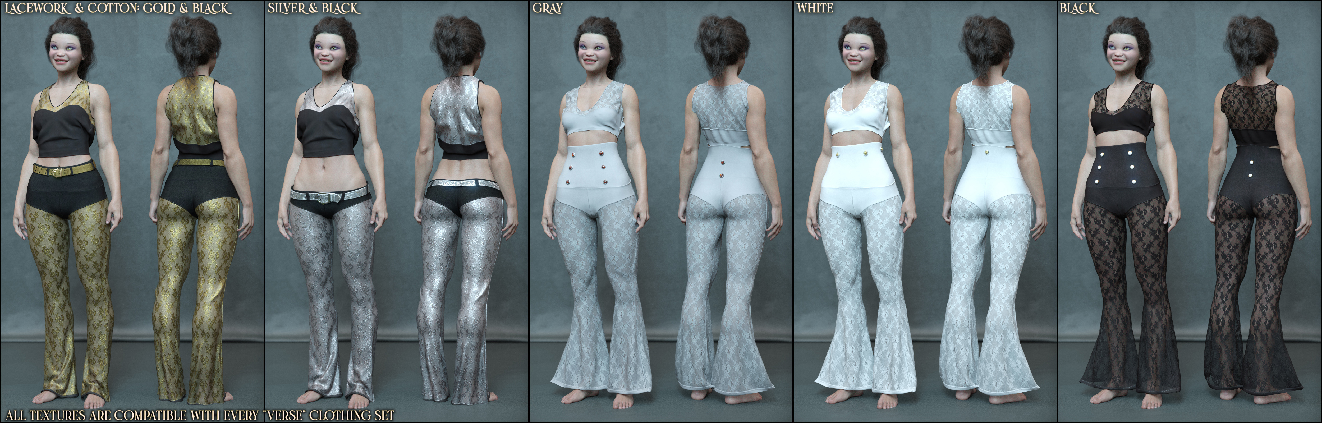 Soirée Styles for Verse Clothing Sets by: Aeon Soul, 3D Models by Daz 3D