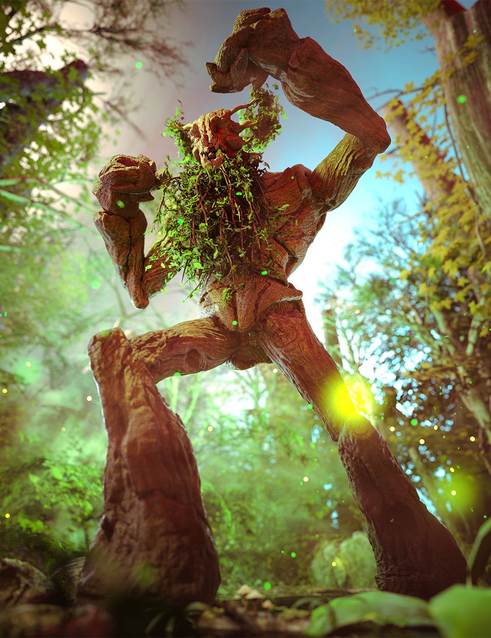 Tree Giant HD for Genesis 8.1 Males by: JoeQuick, 3D Models by Daz 3D