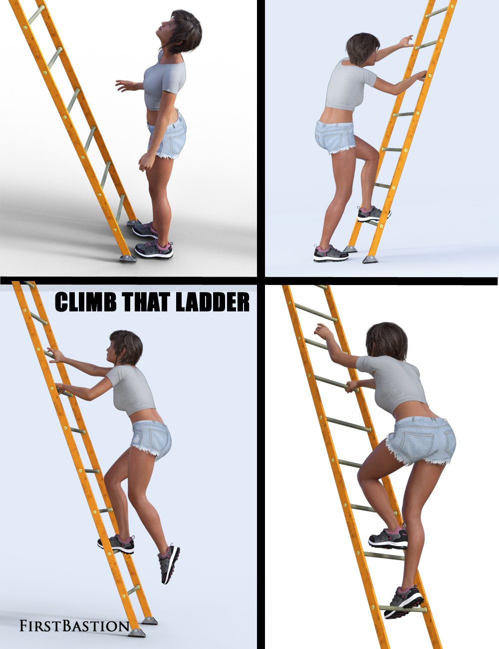 1stB Climb That Ladder Props and Poses for Genesis 8 Female 1stB Climb That Ladder Props and Poses for Genesis 8 Female by: FirstBastion, 3D Models by Daz 3D