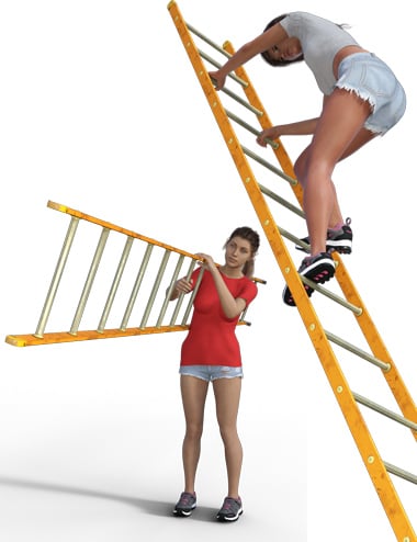 1stB Climb That Ladder Props and Poses for Genesis 8 Female 1stB Climb That Ladder Props and Poses for Genesis 8 Female by: FirstBastion, 3D Models by Daz 3D
