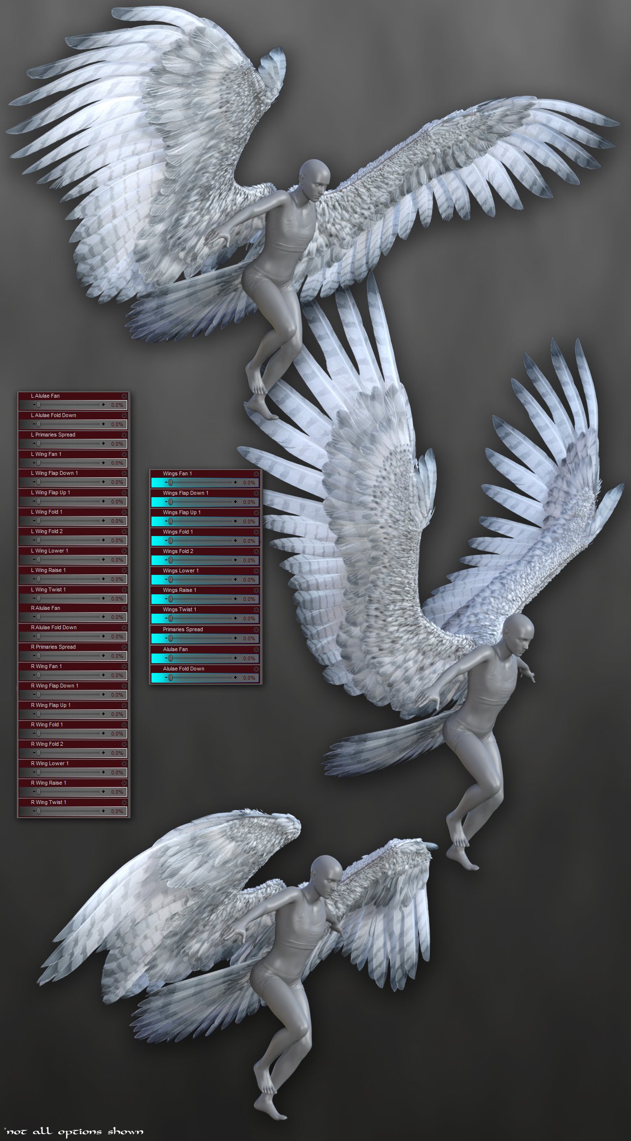 Avija Wings and Tail for Genesis 8 and 8.1 Females Avija Wings and Tail for Genesis 8 and 8.1 Females by: Arki, 3D Models by Daz 3D