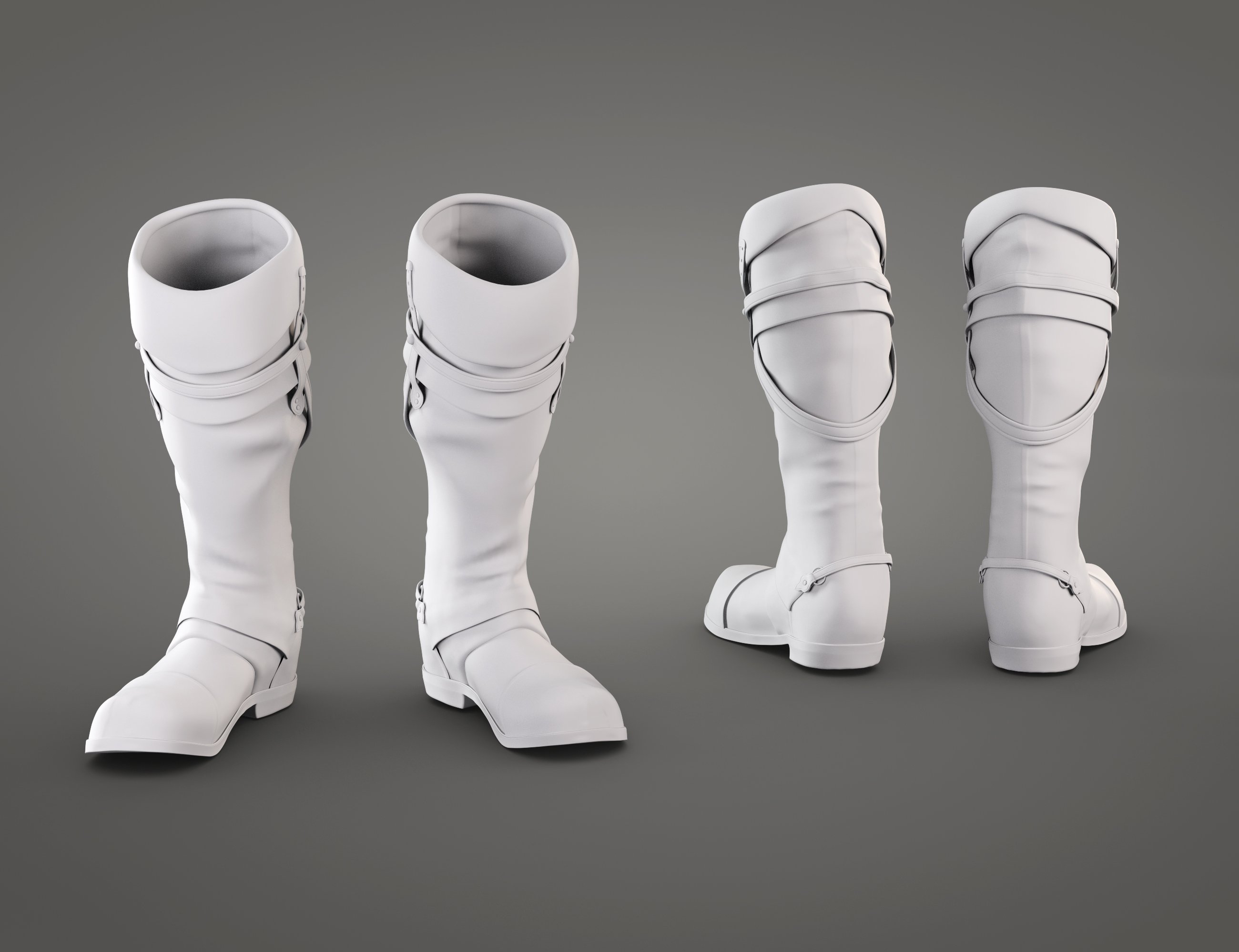 The Young Wizard Outfit Boots for Genesis 8 and 8.1 Males by: Barbara BrundonUmblefuglyShox-Design, 3D Models by Daz 3D