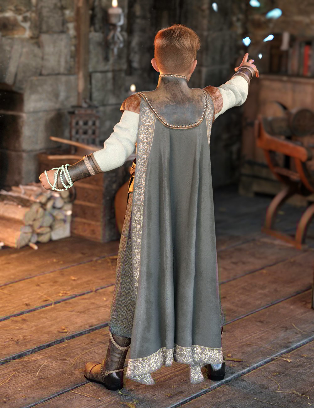 The Young Wizard Outfit dForce Cape for Genesis 8 and 8.1 Males The Young Wizard Outfit dForce Cape for Genesis 8 and 8.1 Males by: Barbara BrundonUmblefuglyShox-Design, 3D Models by Daz 3D