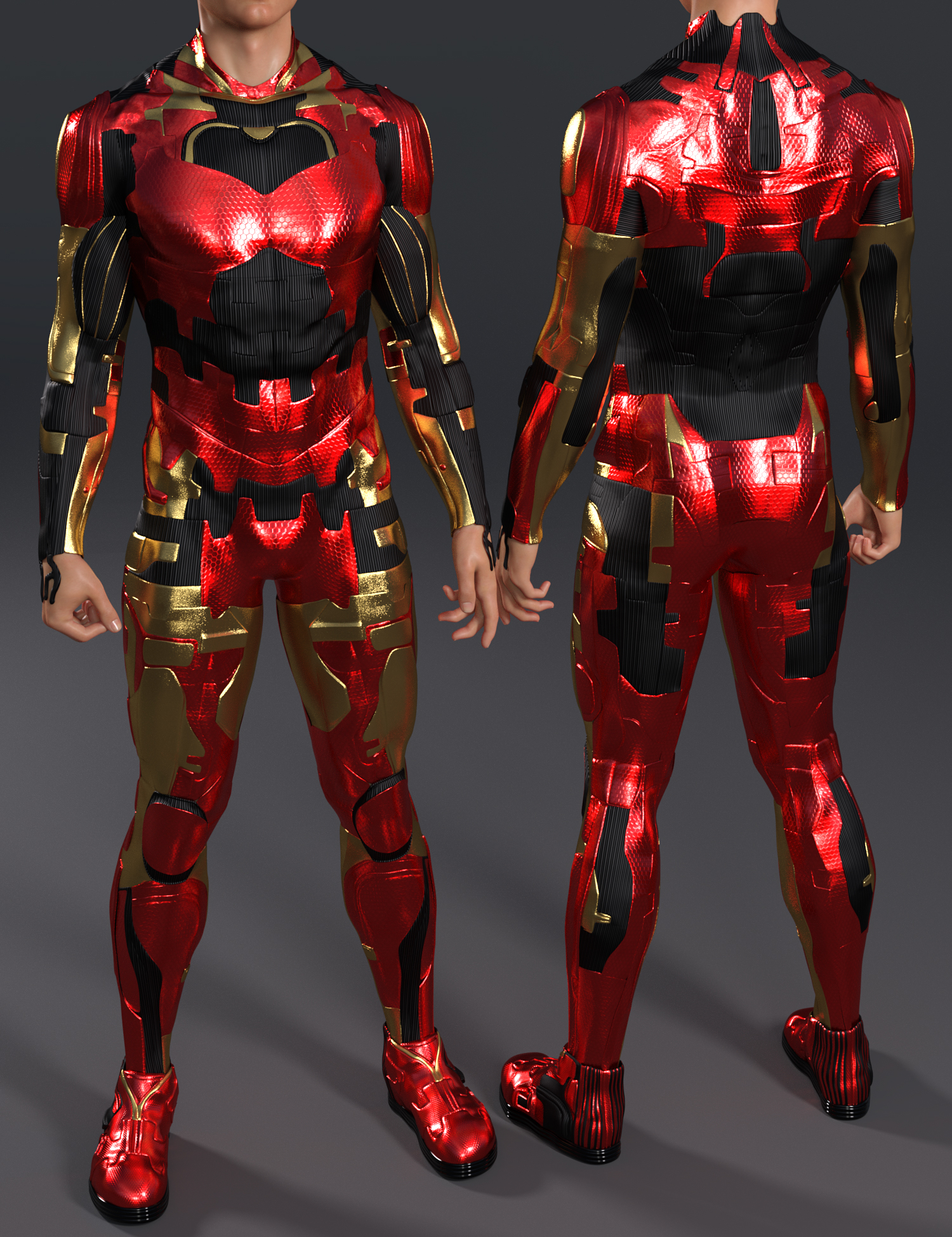 The Protectors - Add-on for CyberSentinel Outfit for Genesis 8 and 8.1 Males The Protectors - Add-on for CyberSentinel Outfit for Genesis 8 and 8.1 Males by: 4blueyesbucketload3d, 3D Models by Daz 3D
