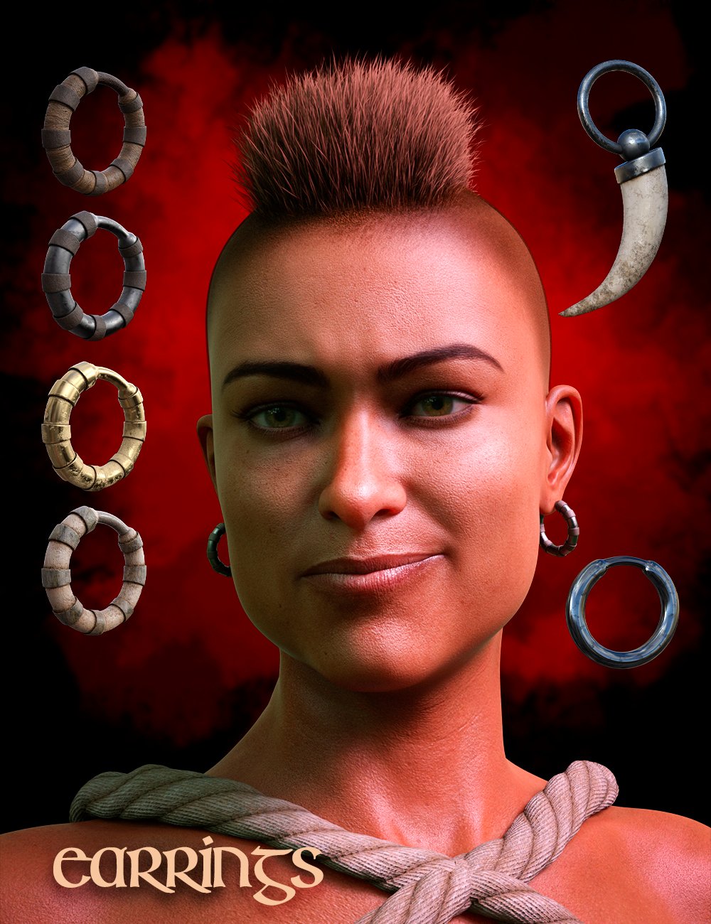 M3DVTO Crest Hair and Earrings for Genesis 8 and 8.1 Females M3DVTO Crest Hair and Earrings for Genesis 8 and 8.1 Females by: Matari3D, 3D Models by Daz 3D
