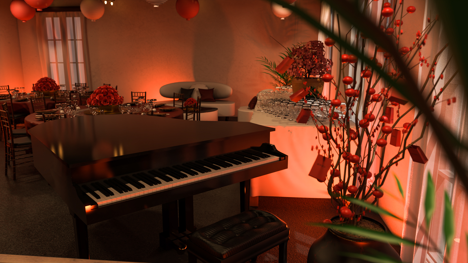 Chinese Restaurant Chinese Restaurant by: Tesla3dCorp, 3D Models by Daz 3D