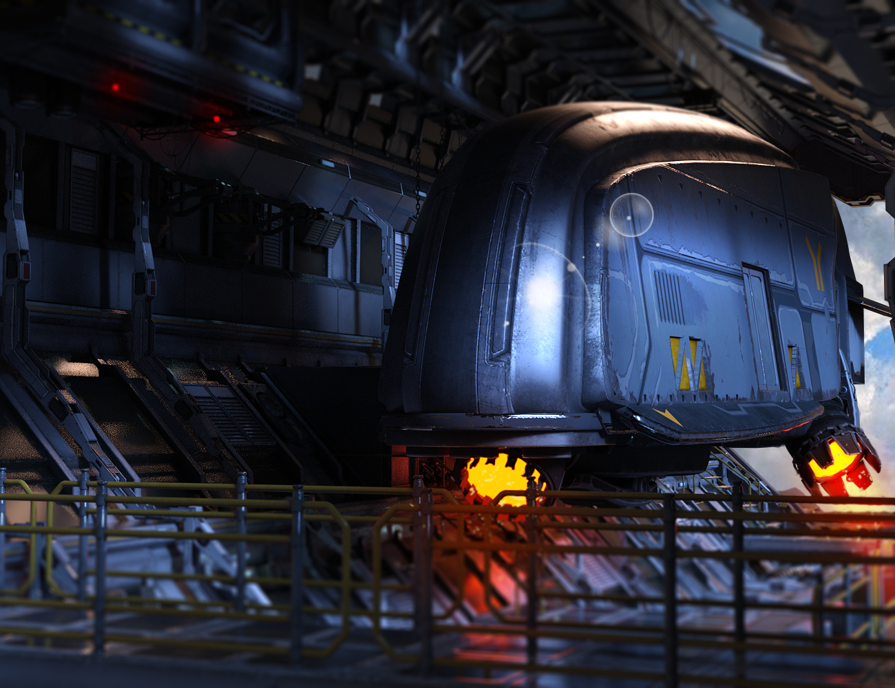 Star Hauler Salvage Ship Star Hauler Salvage Ship by: The AntFarm, 3D Models by Daz 3D