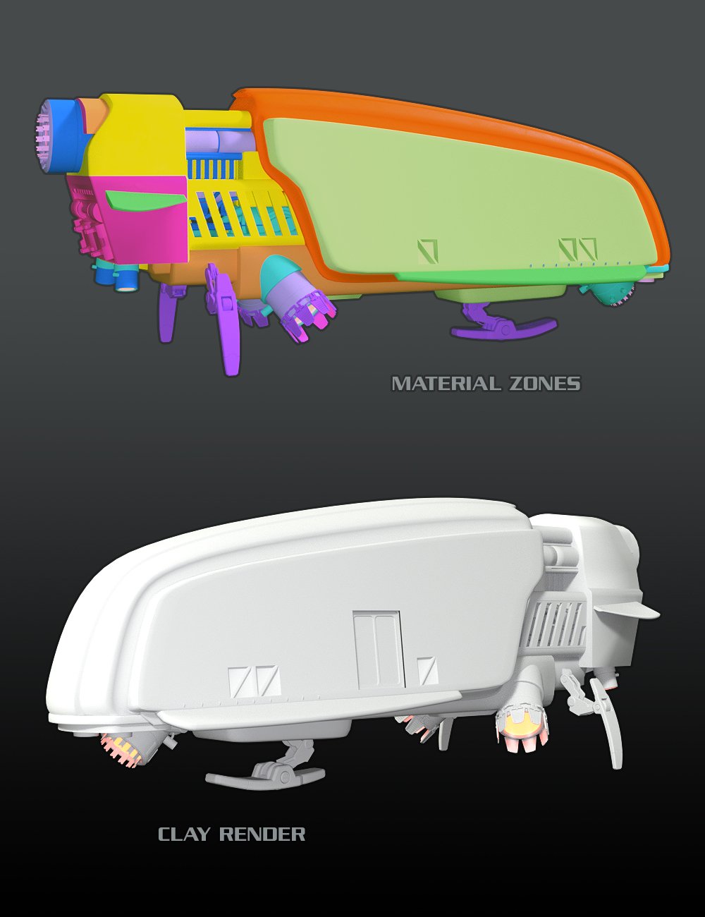 Star Hauler Salvage Ship by: The AntFarm, 3D Models by Daz 3D