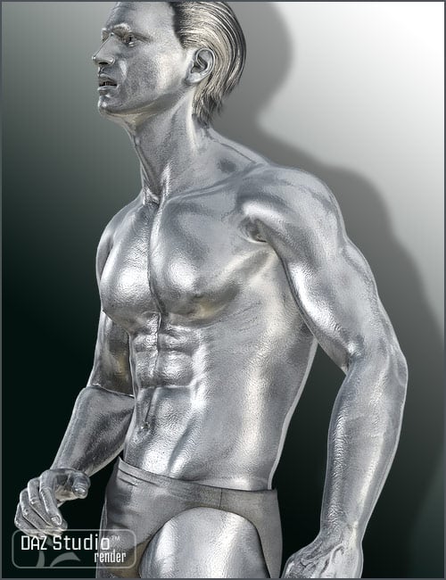 Silver Textures for M4 by: Sarsa, 3D Models by Daz 3D
