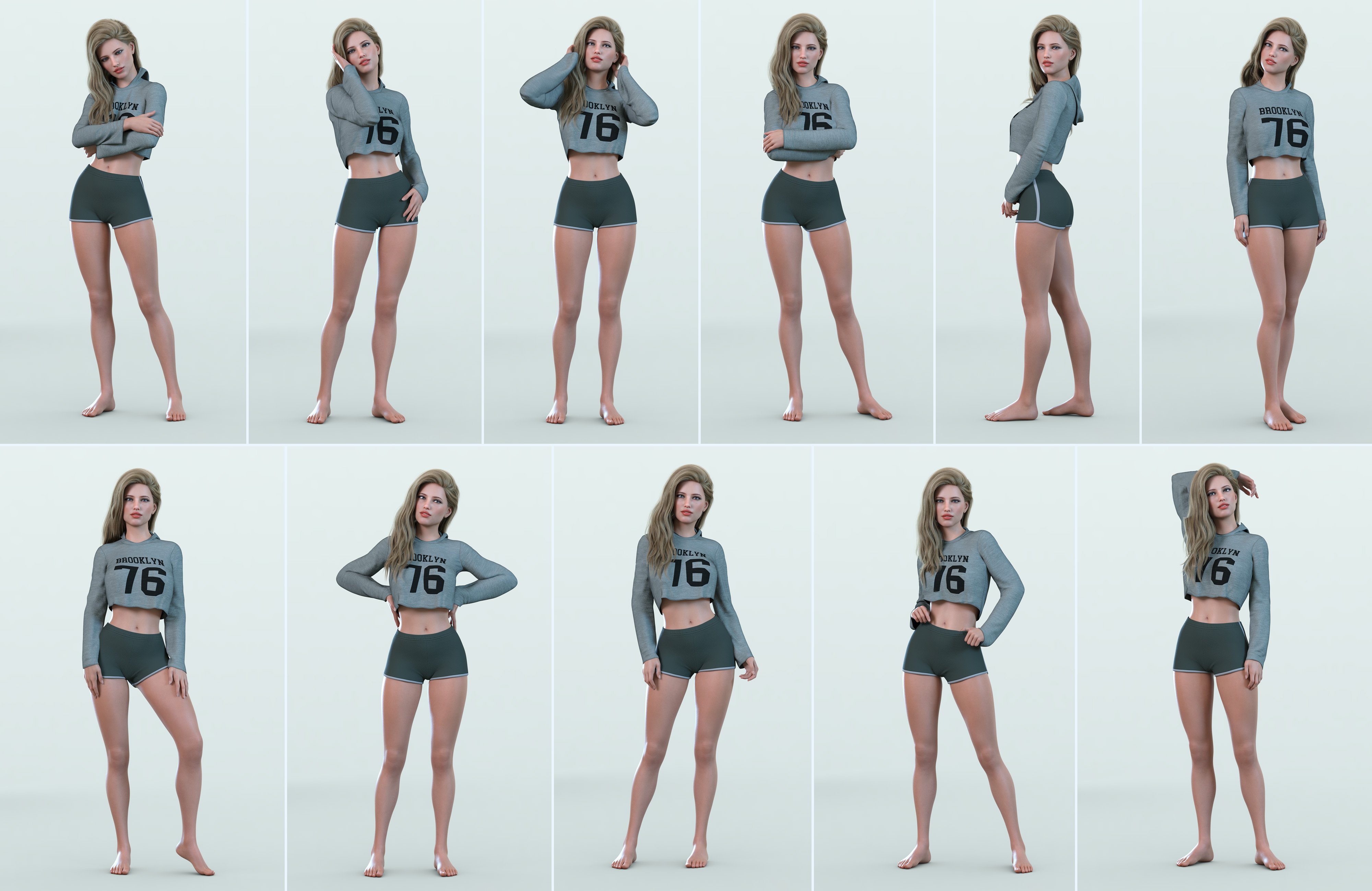 Z Ultimate Standing Pose Collection for Genesis 8 and 8.1 Female Z Ultimate Standing Pose Collection for Genesis 8 and 8.1 Female by: Zeddicuss, 3D Models by Daz 3D