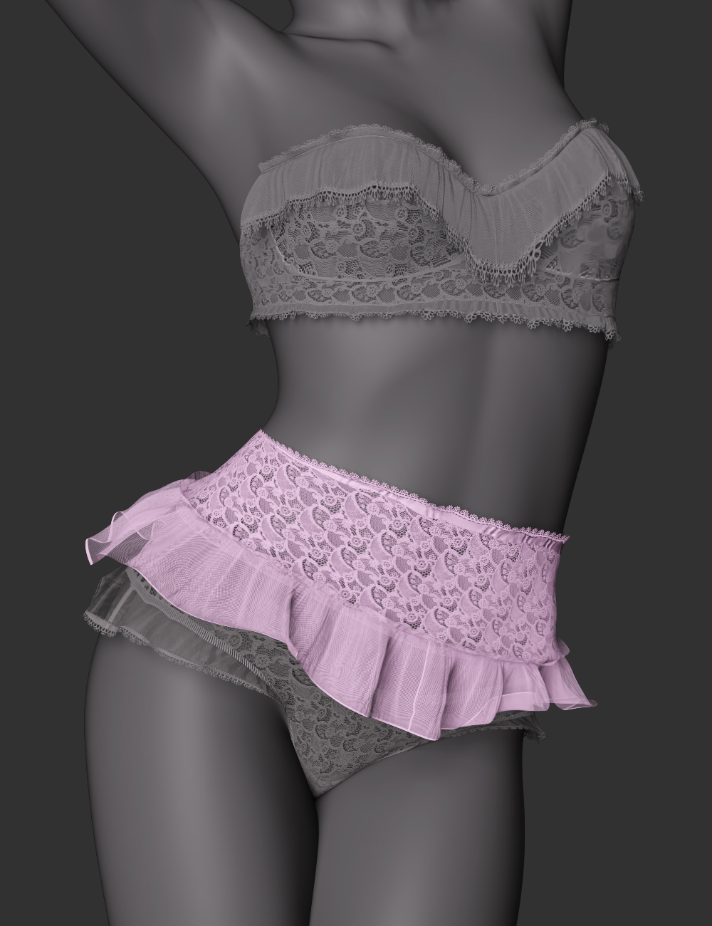 X-Fashion Passionate Lace Lingerie Outfit dForce Skirt for Genesis 8 and 8.1 Females X-Fashion Passionate Lace Lingerie Outfit dForce Skirt for Genesis 8 and 8.1 Females by: xtrart-3d, 3D Models by Daz 3D
