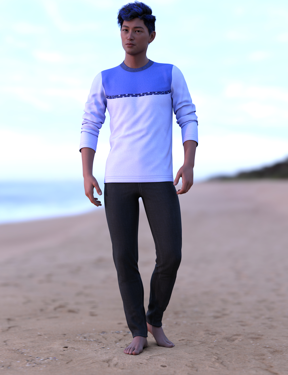 dForce Casual Jeans Outfit for Genesis 8 and 8.1 Males dForce Casual Jeans Outfit for Genesis 8 and 8.1 Males by: Leviathan, 3D Models by Daz 3D