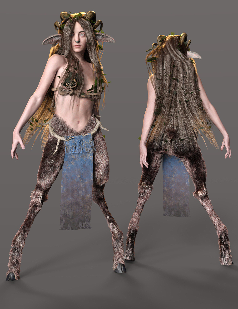 Fantasy Deer Fawn Kit with dForce for Genesis 8.1 Females by: JoeQuick, 3D Models by Daz 3D