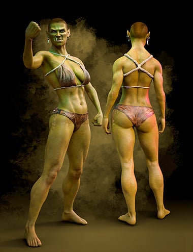 M3DVTO Vana the Ogre for Genesis 8.1 Female by: Matari3D, 3D Models by Daz 3D