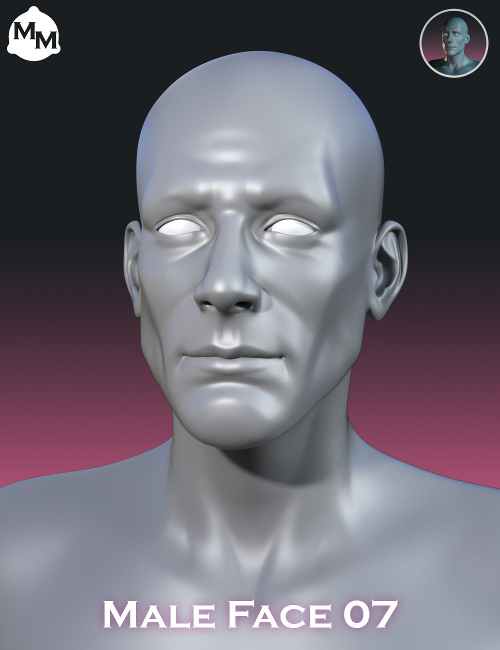 MetaMixer - 25 Male Faces Bundle MetaMixer - 25 Male Faces Bundle by: Faux2D, 3D Models by Daz 3D