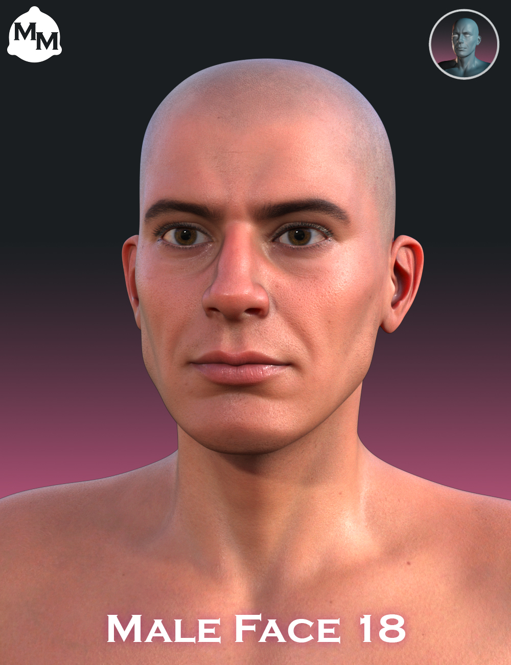 MetaMixer - 25 Male Faces Bundle MetaMixer - 25 Male Faces Bundle by: Faux2D, 3D Models by Daz 3D