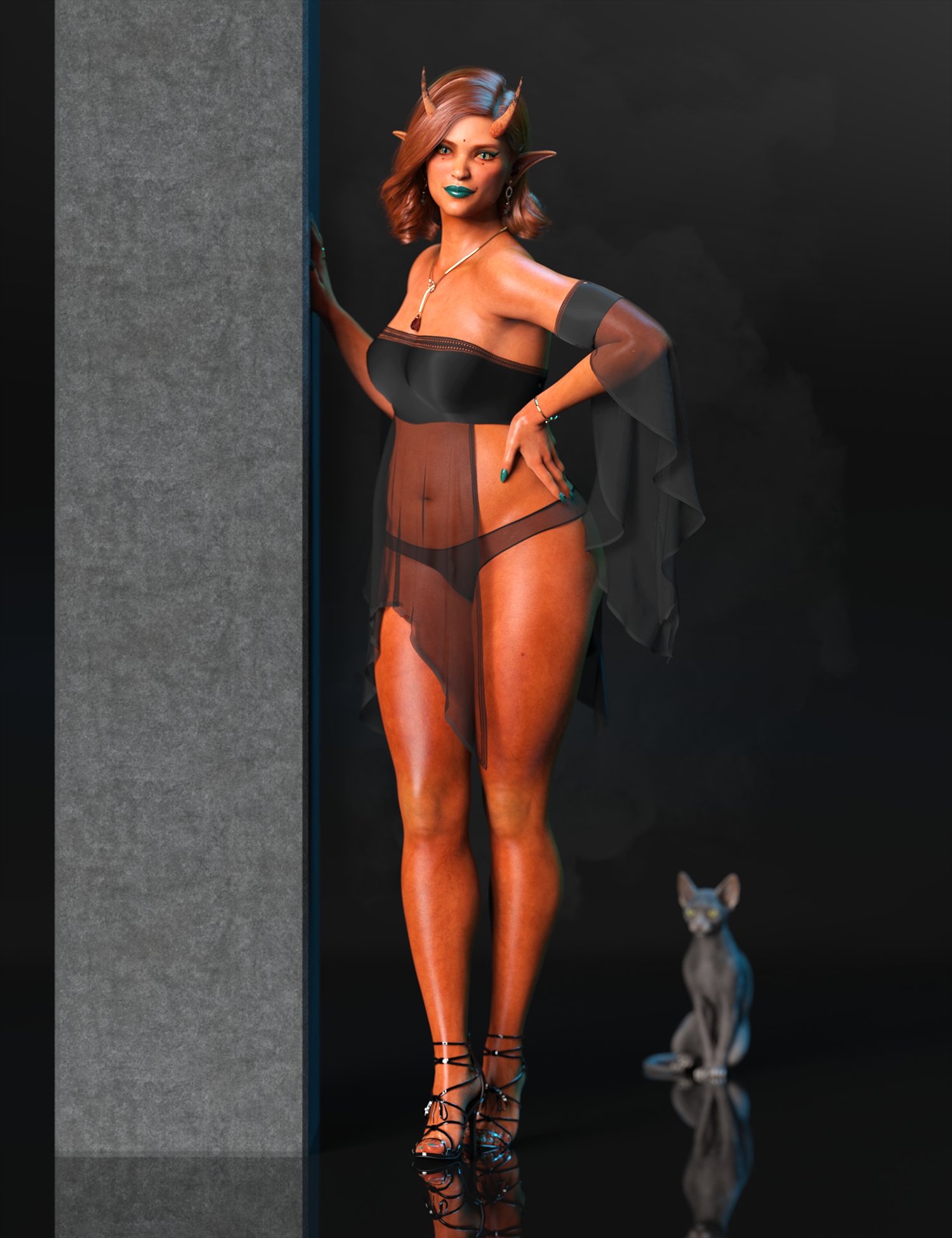 Ombra HD for Genesis 8 and 8.1 Female Ombra HD for Genesis 8 and 8.1 Female by: Lyoness, 3D Models by Daz 3D