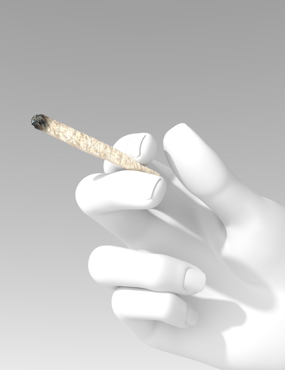 Smoking Paraphernalia - Joint for Genesis 8 and 8.1 by: Sixus1 Media, 3D Models by Daz 3D
