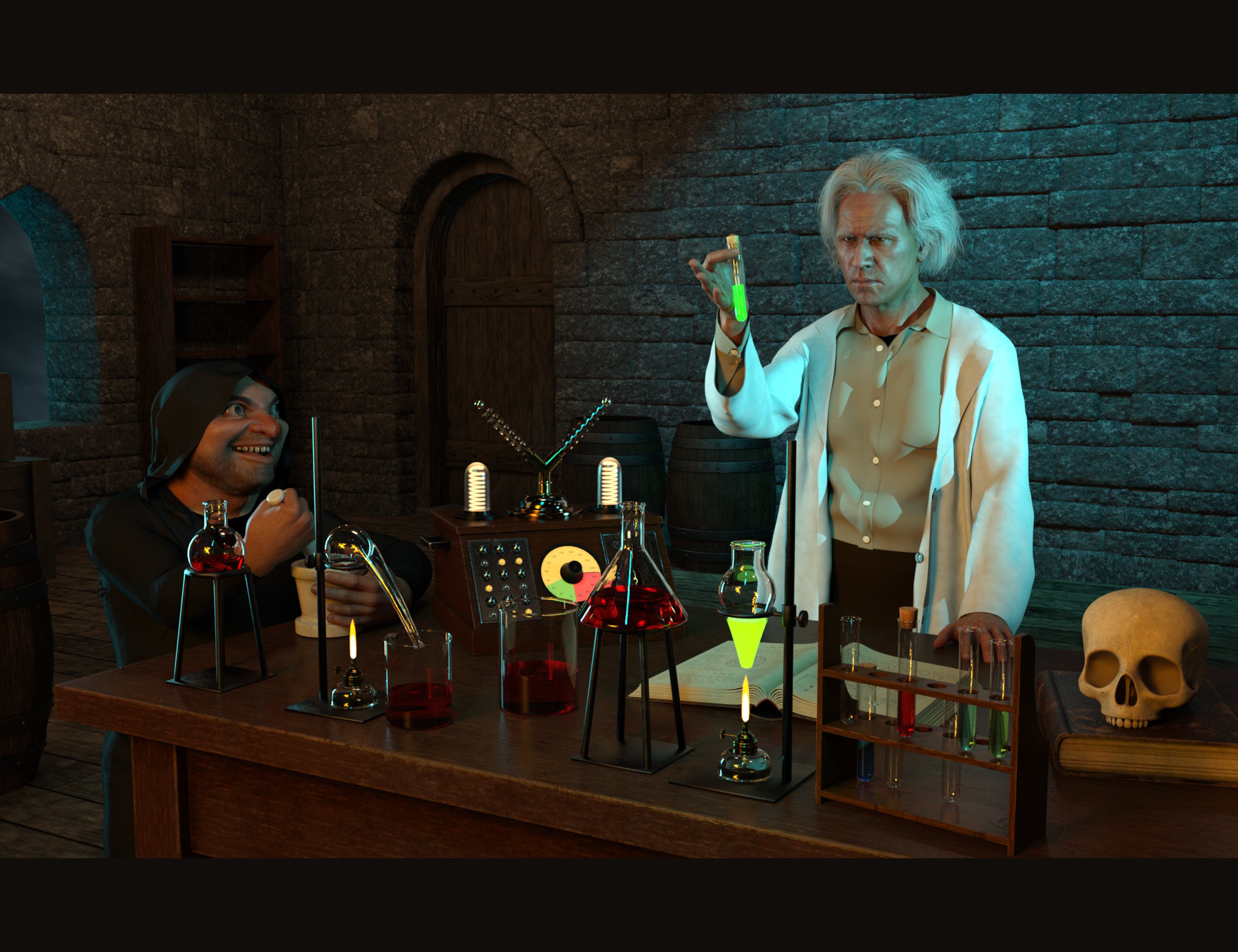 Mad Science Laboratory by: Those Things, 3D Models by Daz 3D