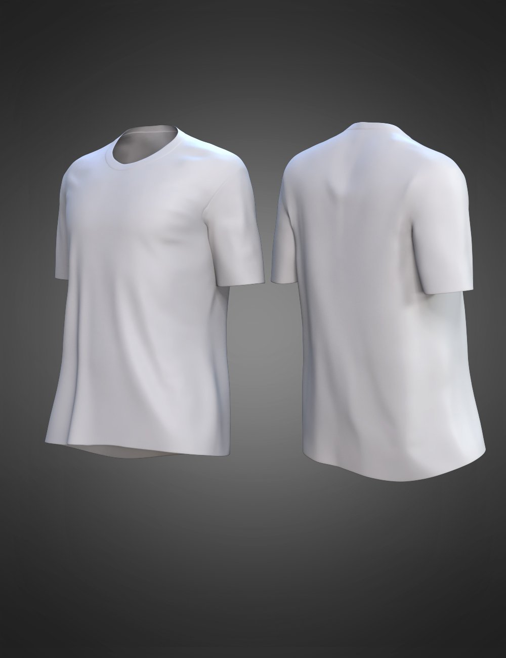 Dash Outfit dForce T-Shirt for Genesis 8 and 8.1 Males by: MadaSade, 3D Models by Daz 3D