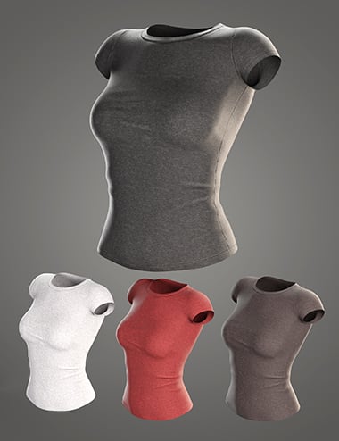 Time Jumper HD Outfit T-shirt for Genesis 8 and 8.1 Females