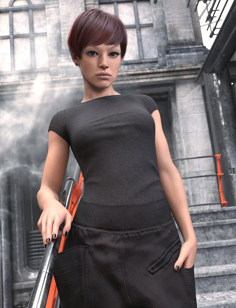 Time Jumper HD Outfit T-shirt for Genesis 8 and 8.1 Females Time Jumper HD Outfit T-shirt for Genesis 8 and 8.1 Females by: aurora, 3D Models by Daz 3D