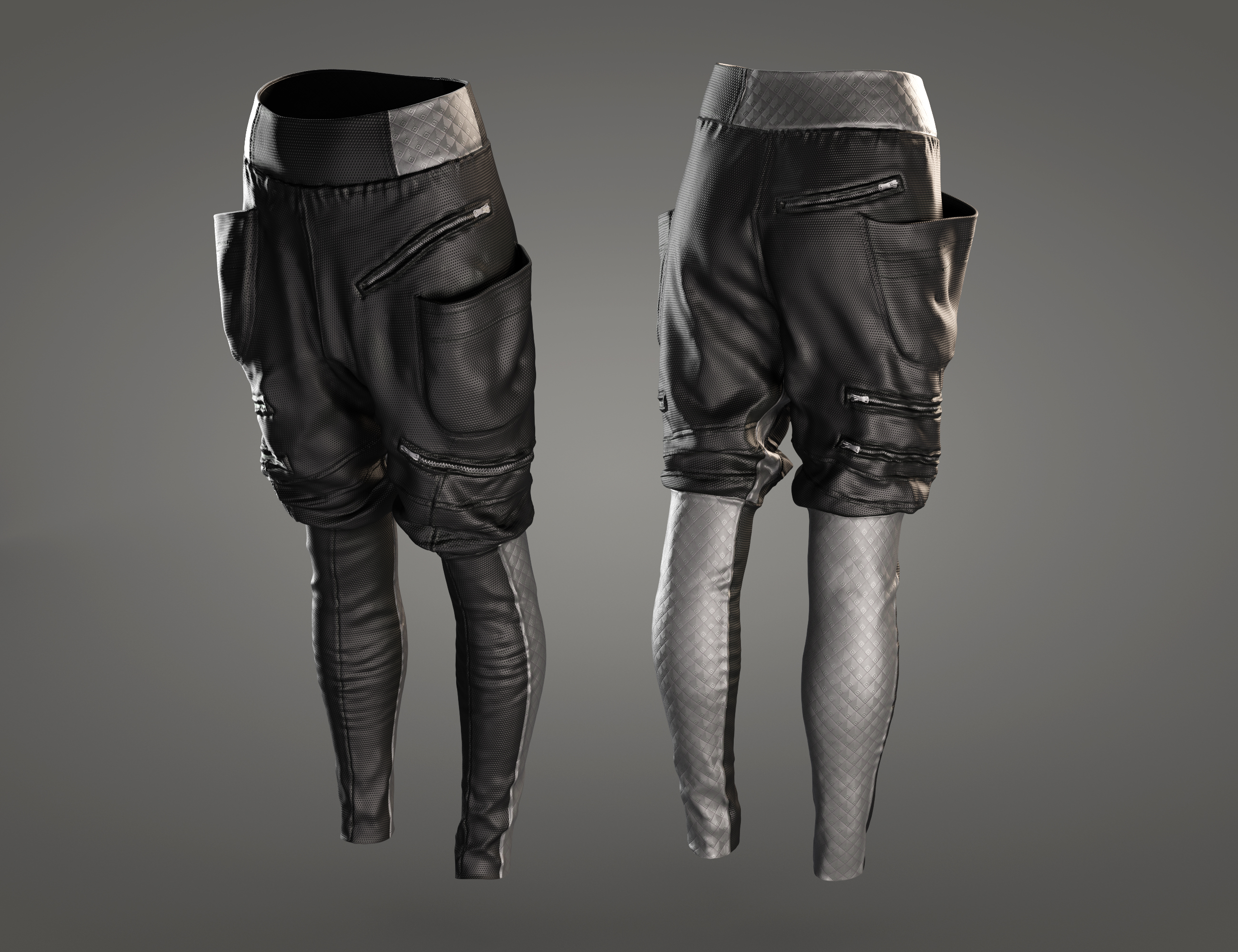 Time Jumper HD Outfit dForce Pants for Genesis 8 and 8.1 Females by: aurora, 3D Models by Daz 3D
