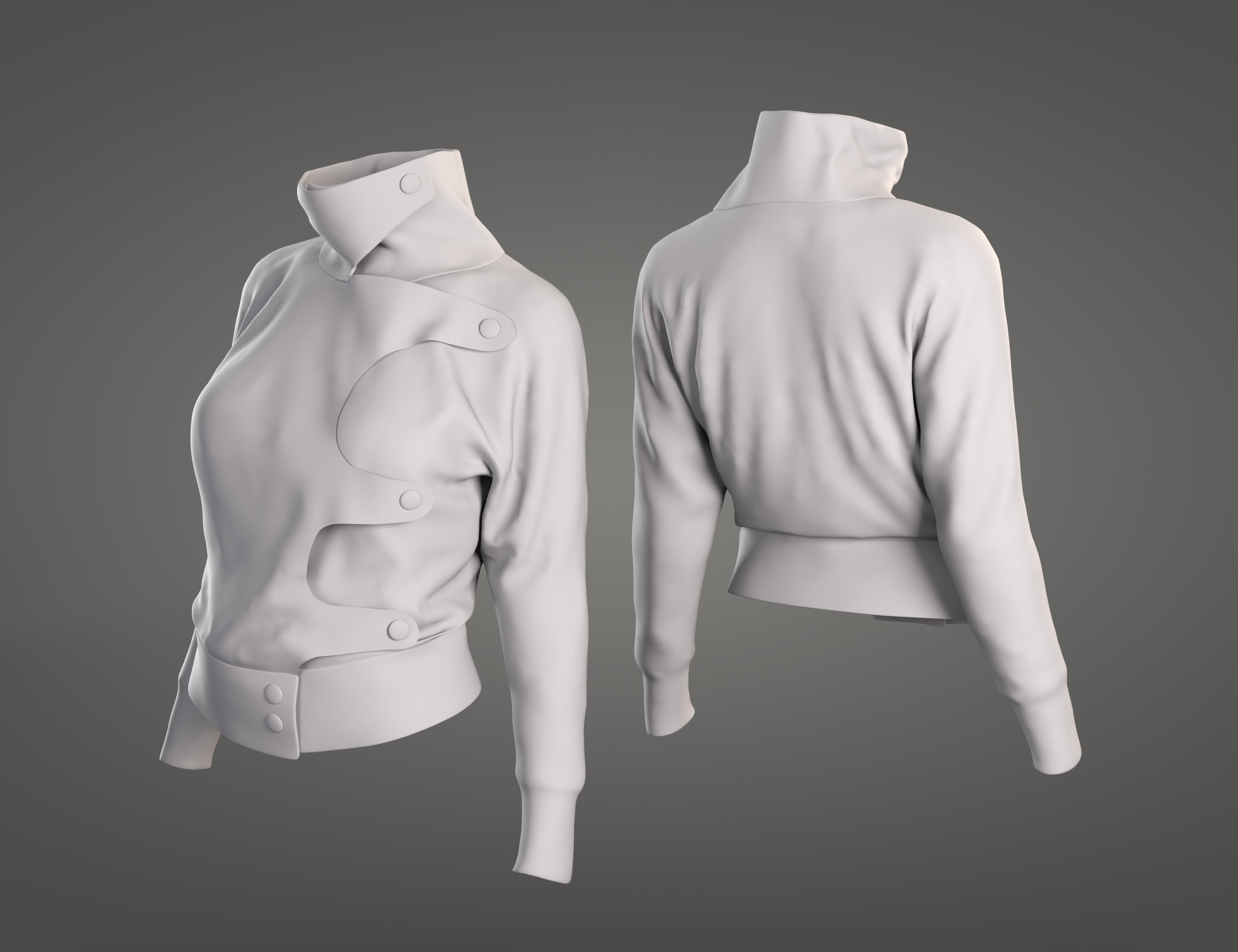 Time Jumper HD Outfit dForce Jacket for Genesis 8 and 8.1 Females by: aurora, 3D Models by Daz 3D