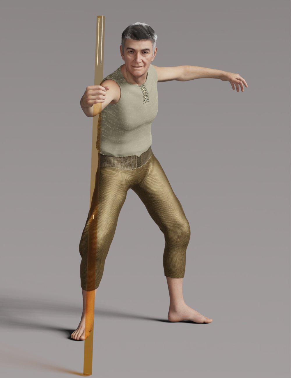 Staff Wielder Poses for Genesis 8 Male and Genesis 8 Female Staff Wielder Poses for Genesis 8 Male and Genesis 8 Female by: Quixotry, 3D Models by Daz 3D