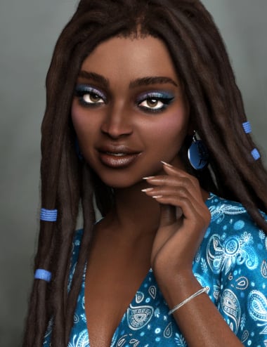 DD Azuri for Genesis 8 and 8.1 Female by: DisparateDreamer, 3D Models by Daz 3D