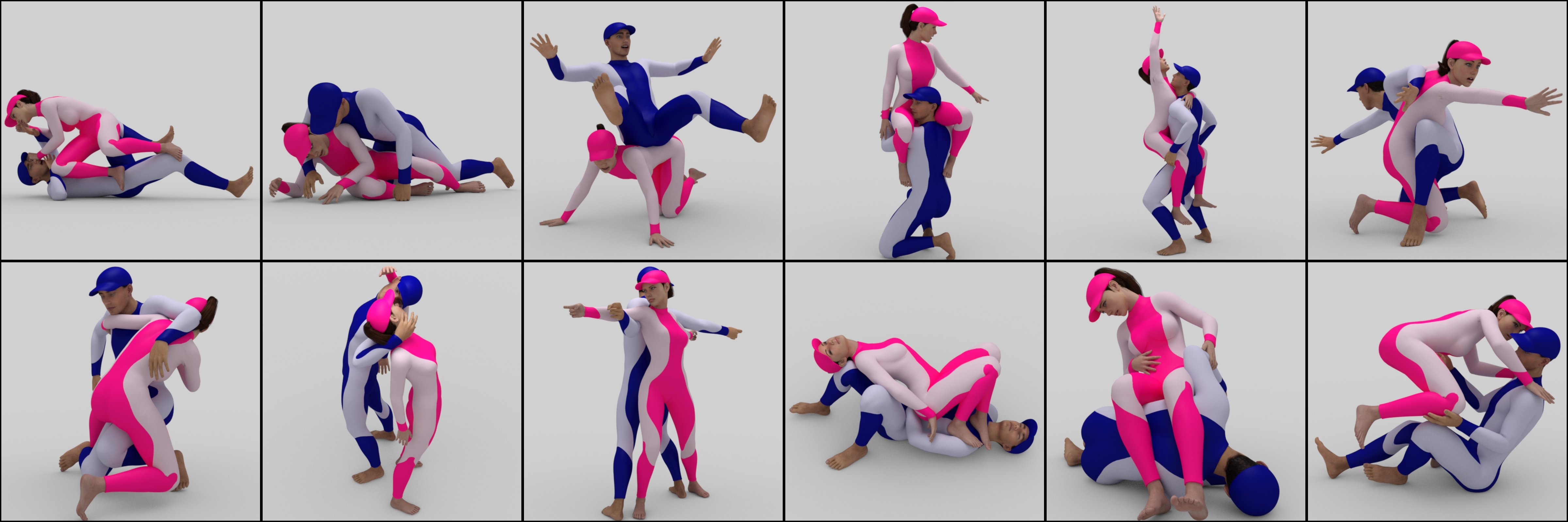 Tight Interaction Poses Volume 4 for Genesis 8 and 8.1 Tight Interaction Poses Volume 4 for Genesis 8 and 8.1 by: atrilliongames, 3D Models by Daz 3D
