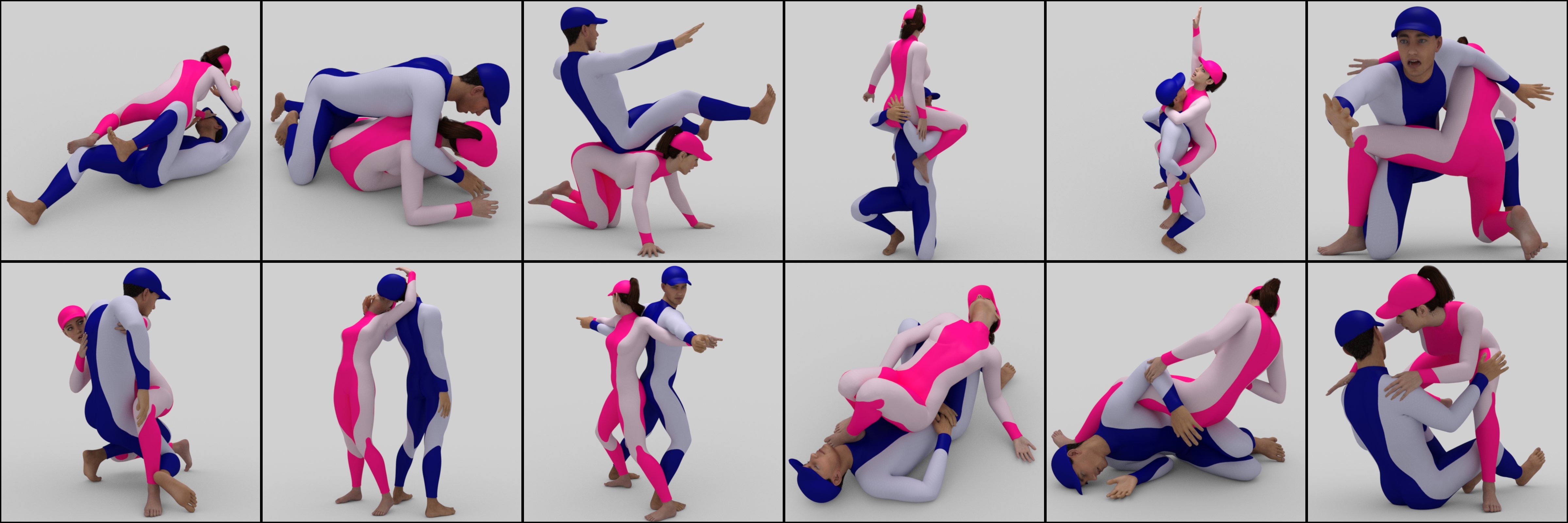 Tight Interaction Poses Volume 4 for Genesis 8 and 8.1 Tight Interaction Poses Volume 4 for Genesis 8 and 8.1 by: atrilliongames, 3D Models by Daz 3D