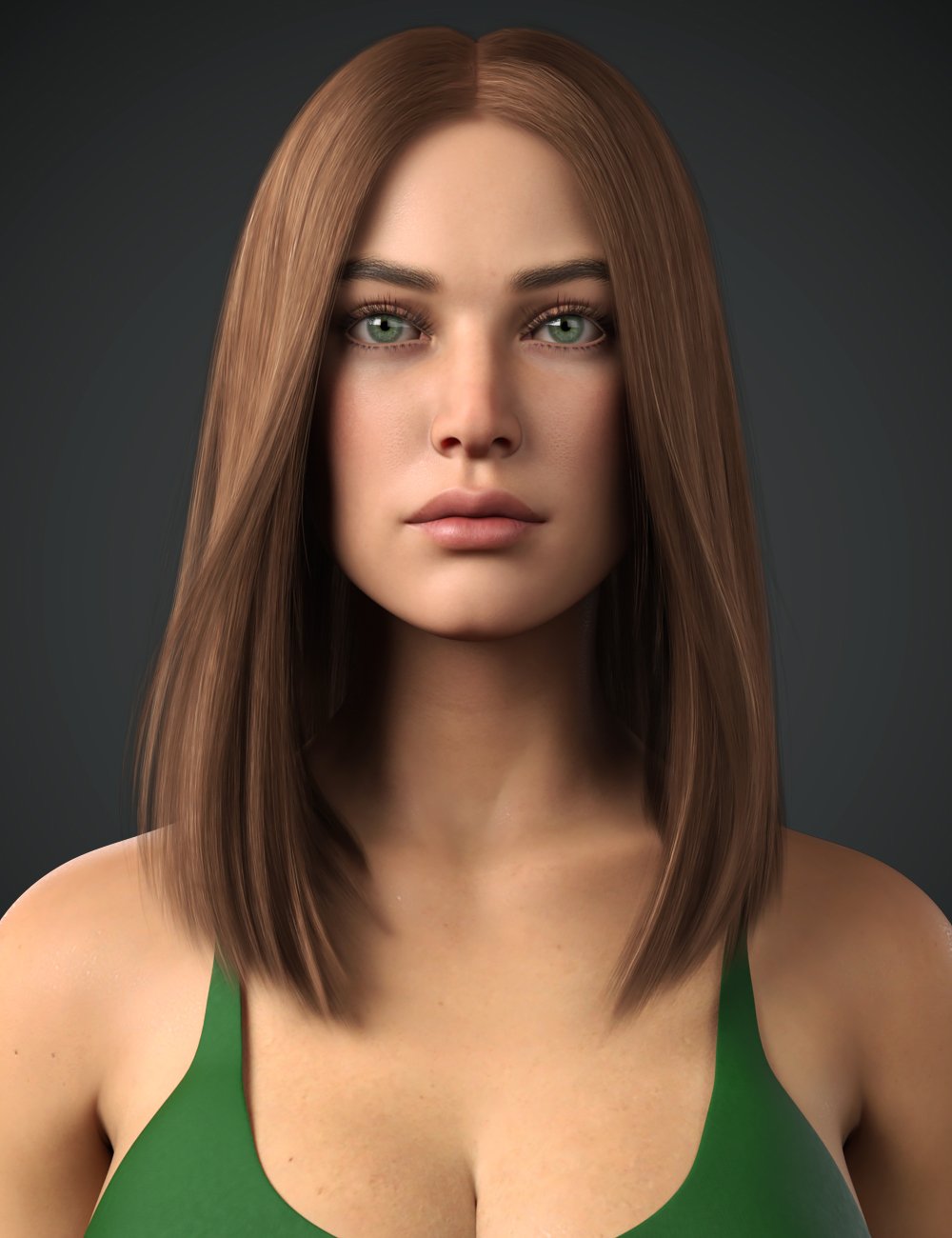 Dalila Hair For Genesis 8 and 8.1 Female